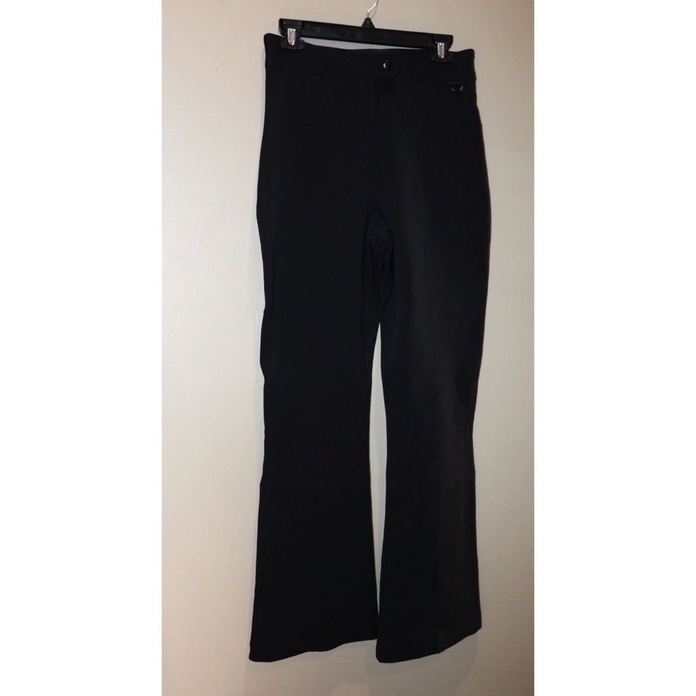 DeNeve- BLACK SKI PANTS - SIZE 10 LONG FLARE